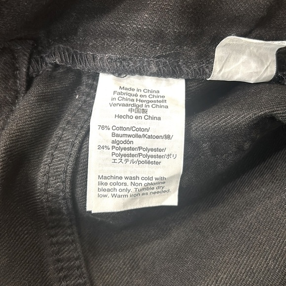 Madewell Skinny Overalls in Lunar Black Wash Raw Hem Small - Picture 12 of 14